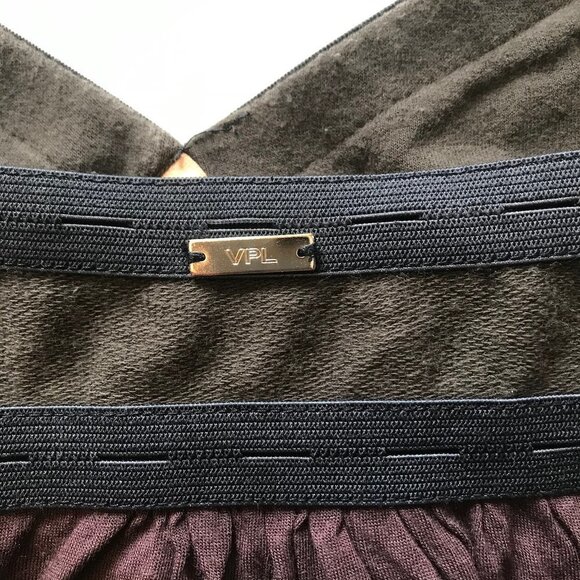 VPL Tank Convexity Breaker Cami Color Block Flowy Top Shirt Empire Waist Sz L - Picture 4 of 12